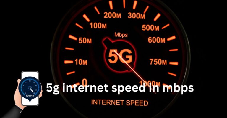 5g internet speed in mbps