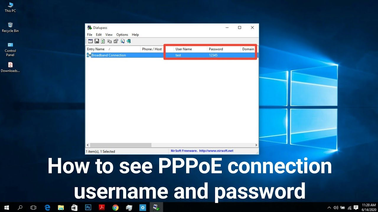 Spectrum PPPoE Username and Password